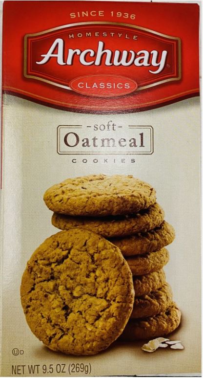 Archway Homestyle Classics Soft Oatmeal Cookies 9.5 Oz