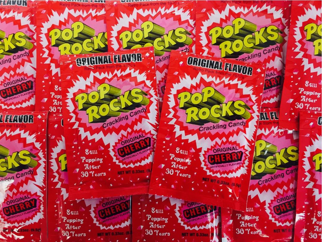 Pop Rocks Cherry 12 COUNT Classic Popping Candy FREE SHIPPING