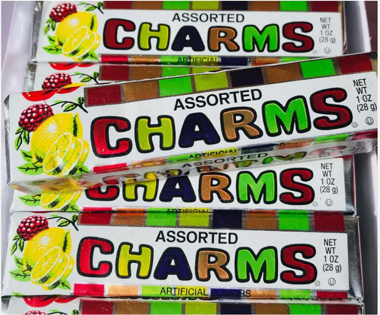 Charms Assorted Hard Candy Squares - 6 Packs -